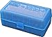 MTM 50 Round Flip-Top Rifle Ammo Box WSSM, 500 S&W (Clear Blue) primary