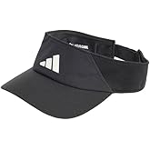 adidas Unisex-Adult Climacool Visor,Black/White,One Size Fits Most