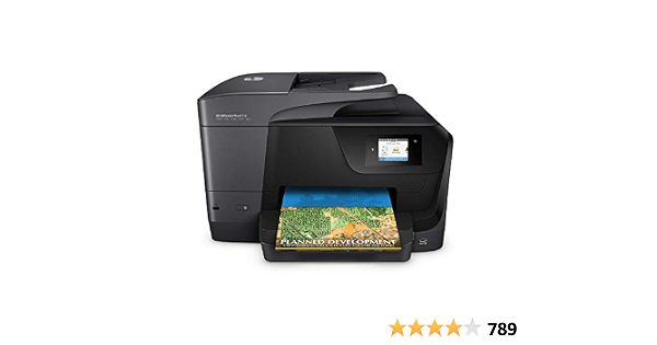 HP Officejet Pro 8710 All-in-One - Impresora multifunción color wifi fax,  color negro : Hp-Inc: Amazon.es: Informática
