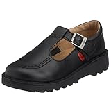 Kickers Kick T I Core Black Leather Shoes-UK 9 Infant