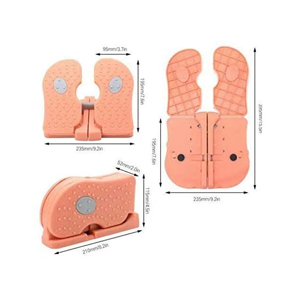 Chnrong Fitness Step Swing Stepper Machine, Durable Mini Exercise Steppers, Up-down Stepper for Beginners and Advanced…