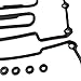 SCITOO Valve Cover Gasket Left Right Set Replacement for 94-95 BMW 530i 3.0L 540i 4.0L Engine Gasket Kit