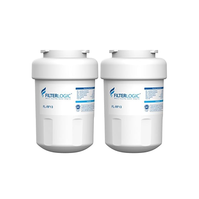 FilterLogic MWF Refrigerator Water Filter, Replacement for GE