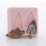 Arrow Head Silicone Mold Cake Decorating Fondant, Chocolate, Candy, Craft & Jewelry Mold Resin, Polymer Clay