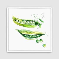 Framed Canvas Wall Art Vegetables Theme Design Canvas Prints Home Artwork Decoration for Living Room,Bedroom - 16x16 inches