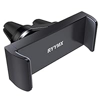 Car Phone Mount - RYYMX Cell Phone Holder for Car : Air Vent Car Phone Holder with Double Clips, Compatible iPhone Xs Max XR X 8 8P 7 7Plus 6 6S, Samsung Galaxy S8 S9+ S10, Google, Other Smartphone