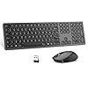 Jelly-Comb-Wireless-USB-Keyboard-and-Mouse-Combo-24G-Wireless-Rechargeable-Keyboard-and-Mice-Qwerty-UK-Layout-with-USB-Receiver-for-PC-Laptop-Computer-with-Windows-System-Space-Gray Jelly Comb Wireless USB Keyboard and Mouse Combo, 2.4G Wireless Rechargeable Keyboard and Mice Qwerty UK Layout with USB…