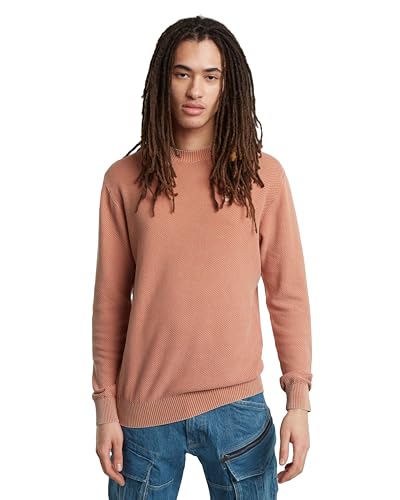 G-Star RAW Herren Moss Knitted Pullover, Rosa (Tuscany gd D24461-D630-C984), M
