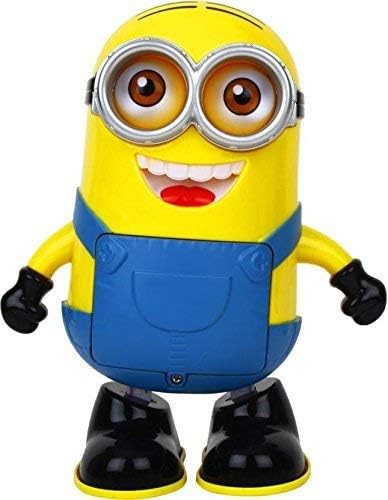Glory Trading Dancing Minion Toy for Kids with Music, Flashing Lights, Battery Operated, Multi Color
