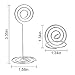 Habbi 42 Table Number Holder, Wire Shape Place Card Holders Stand Table Holders Table Card Photo Menu Name Holder