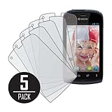 Kyocera Hydro Screen Protector Cover, MPERO Collection 5 Pack of Matte Anti-Glare Screen Protectors for Kyocera Hydro C5170