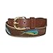 CTM Men's Fish Print Fabric Belt