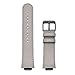Kartice Compatible ASUS ZenWatch 3 Band,Vintage Genuine Leather Watch Band Strap Replacement Watchband with Secure Metal Clasp Buckle for ASUS ZenWatch 3 WI503Q (Grey-14mm)