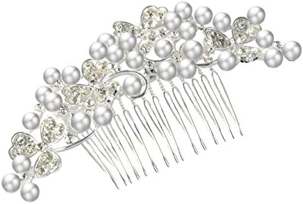 Gentlecarin Vintage Bling Crystal Hair Comb for Women Princess Luxury Style (Y0N82081-GEN)
