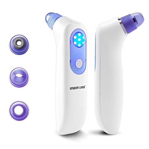 KINGDOMBEAUTY Pore Vacuum Microdermabrasion Blackheads Acne Suction Removal Cleaner Extraction Tools Personal Diamond Microdermabrasion Machine Exfoliates Renewal Purple