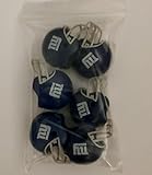 6 Pack New York Giants 2017 NFL Helmet Mini Football 2