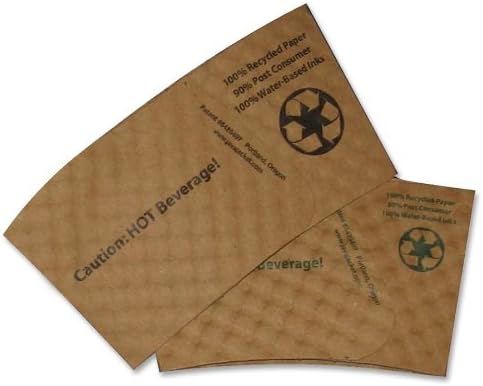 Java JacketJava Jacket MJKJAV600 Hot Cup Coffee Sleeves, Eco (Pack of 1300)