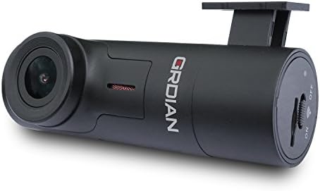 GRDIAN Dash Cam, DEFENDR+ GRD-A55, Powerful Ambarella Processor, 2K Super HD 1296P, Built-in Wi-Fi, Optional GPS, 160° Wide Angle View, G-Sensor, HDR, Loop Recording, Expandable Memory of 128gb