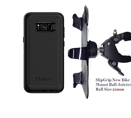 SlipGrip 1.5" Bike Holder For Samsung Galaxy S8 Plus Using Otterbox Defender Case