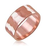 Samie Collection Pure Uncoated Solid Healing Therapy Copper Ring Band for Men & Women: 3mm, 6mm, 8mm: Plain & Hammered- Trace Mineral, Natural Relief of Joint Pain, Size 5-12