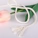 Macrame Cord 3mm x 328 Yard Bulk (300 Meters) | DIY Craft 3mm Macrame Cord | Natural Cotton Rope Macrame Supplies | 3 Strand Twisted Macrame Rope for Macrame Wall Hanging, Plant Hanger, Rope Lights