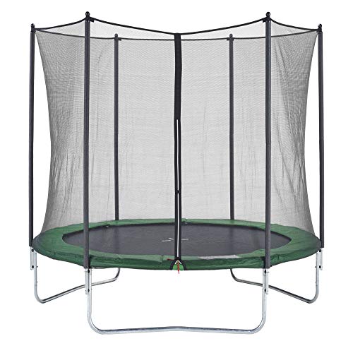 CZON SPORTS Gartentrampolin Ø250 cm mit Sicherheitsnetz, grün|trampolin|trampolin outdoor
