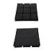 Yumian High-density Soundproof Foam-Sound Absorbing Foam-Sound Dampening Foam-30x30x5cm Soundproofing Foam Studio Acoustic Sound Treatment Absorption Wedge Tile (Black)