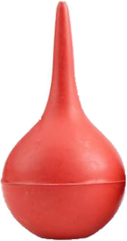Ymiss Mini Red Soft Pump Air Blower Cleaner for Drying Eyelash Adhesive Glue and Dust Removal