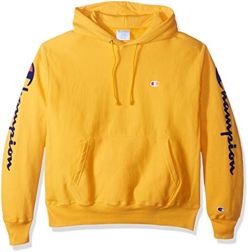 champion reverse weave oversized flock pullover hoodie