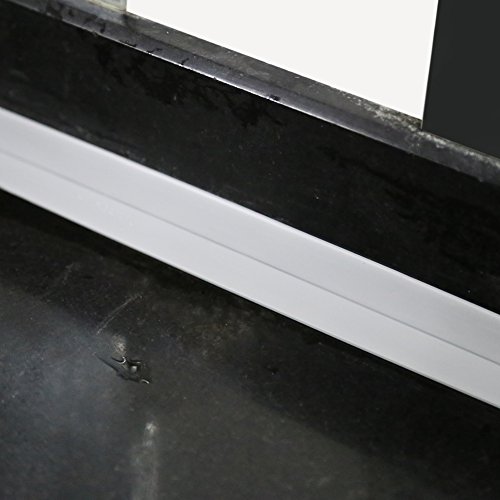 White Wall Caulk Strip Adhesive Kitchen Caulk Tape and Bathroom Wall Sealing Tape Caulk Sealer Moisture Proof PVC Edge Guard Anti-Scratch Wall Decoration, 22mm×3.2m - Thumbnail 2