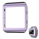 Fitbit Blaze Band Frame New Style,SHareconn Replacement Accessory Steel Frame for Fitbit Blaze Fitness Sport Smart Watch (Purple)