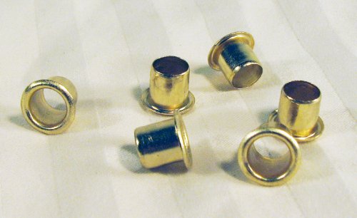 12pcs. 1/4" Brass Press-Fit Tuner Bushings/Ferrules