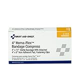 Pac-Kit by First Aid Only 2-004 Hema-Flex Bandage Compress, 72