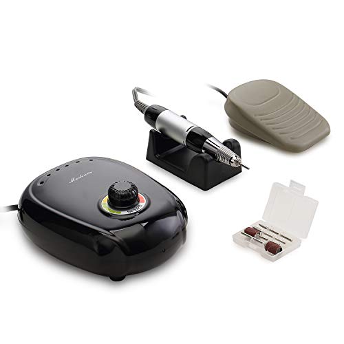 Nail Drill Electric Nail File for Acrylic Nails [110V ONLY], Manicure Pedicure Tools, 35000RPM (Black)