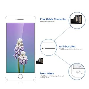 BuTure Schermo per iPhone 7 (Bianco) - immagine 4
