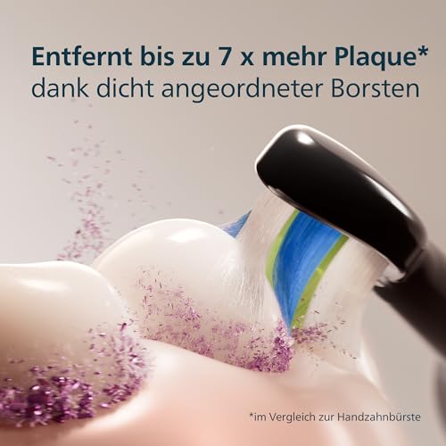 Philips Sonicare W2 Optimal White Original Replacement Brush Heads, Black, Pack of 4, HX6064/88