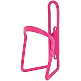 SUNLITE Alloy Bicycle Water Bottle Cage, Neon Pink