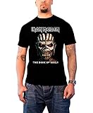 Iron Maiden T Shirt Book Of Souls Band Logo Album Cover Official Mens Black