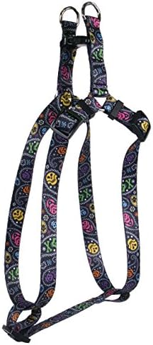 Yellow Dog Design Standard Step-In Harness, Skulls Collection, All-Sizes