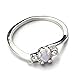 OrliverHL Women's Simple Gemstone Diamond Ring Engagement Ring Jewelry Gift,10#