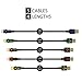 USB C Cable, Volutz Type C to USB Fast Charging Cord, Premium Nylon Braided (5-Pack, 10ft, 6.5ft, 2X 3.3ft, 1ft) Compatible with Samsung Galaxy S20, S10 S8 Plus, Nintendo, PS5
