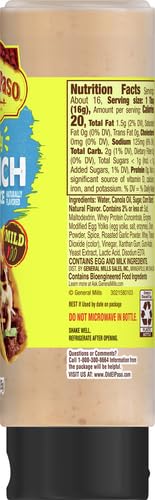 OLD EL PASO TACO SAUCE, ZESTY RANCH SAUCE, SQUEEZE BOTTLE, 9 OZ.