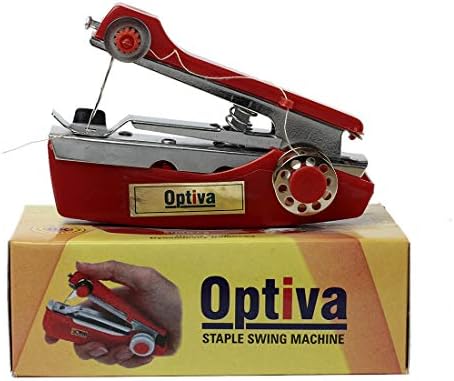 Optiva Portable Sewing Machine/Stapler Sewing Machine (Multi Colour)