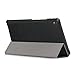Kepuch Custer Lenovo Tab 4 8 Plus TB-8704V Case - Ultra-Thin Custer PU Leather Case Shell Hard Case Cover for Lenovo Tab 4 8 Plus TB-8704V - Black