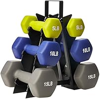 AmazonBasics Neoprene Dumbbell Weight Pair, Set of 2