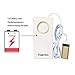 Topvico Water Leakage Alarm Detector Sensor 120dB Flood Alert Leak Detection Work Alone Home Security Low Battery Alert (3 Pack)