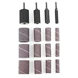 Big Horn 19535 12-Piece Extra Long Sanding Kit, Quick Lock Drum Type