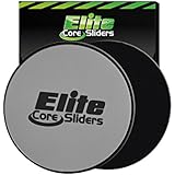 Elite Sportz Exercise Sliders are Double Sided and Work Smoothly on Any Surface. Wide Variety of Low Impact Exercise’s You Can Do. Full Body Workout, Compact for Travel or Home Ab Workout