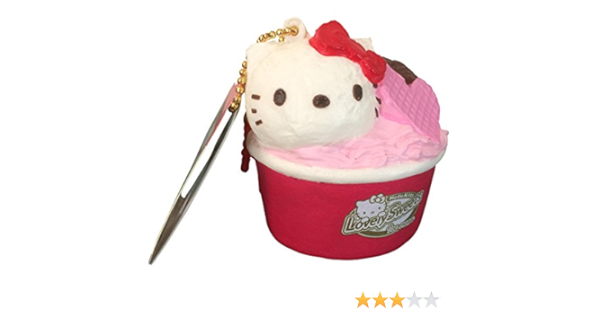 Squishy Hello Kitty Lovely Sweets Vanilla Ice Cream Bonus Jenna Lyn Squishy Toys Games Amazon Com