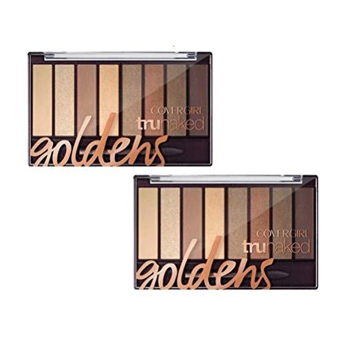 Pack of 2 CoverGirl trunaked Eye Shadow, Goldens 810